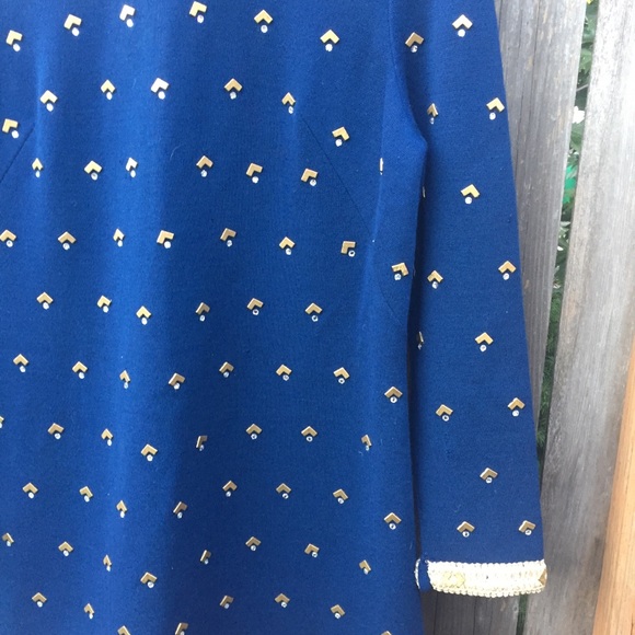 Exquisite Mod Mini Dress Long Sleeve Medium - Picture 3 of 6